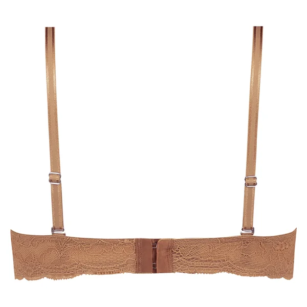 Soutien-gorge à armatures préformé sans bretelles Angie - Beige