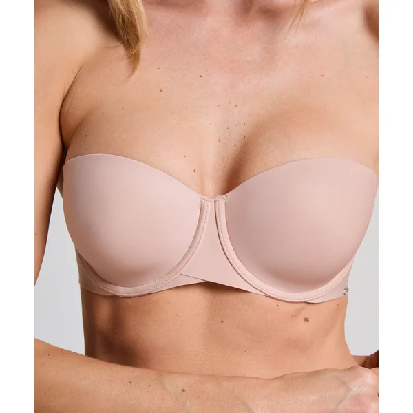 Soutien-gorge à armatures préformé sans bretelles Jane - Beige