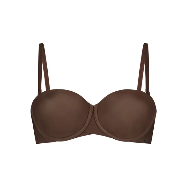 Soutien-gorge à armatures préformé sans bretelles Jane - Marron