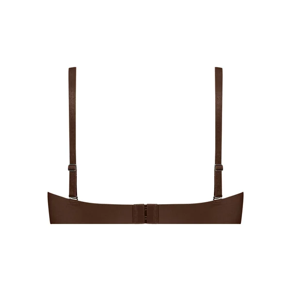 Soutien-gorge à armatures préformé sans bretelles Jane - Marron