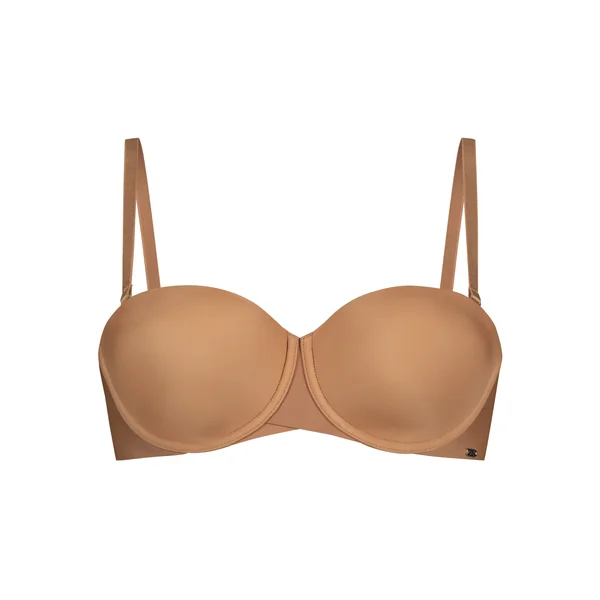 Soutien-gorge à armatures préformé sans bretelles Jane - Marron