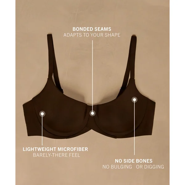 Soutien-gorge à armatures préformé Smooth - Marron
