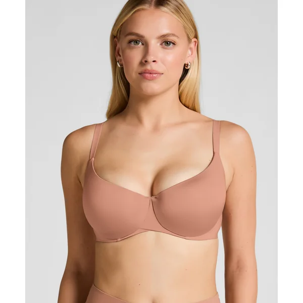 Soutien-gorge à armatures préformé Smooth - Marron