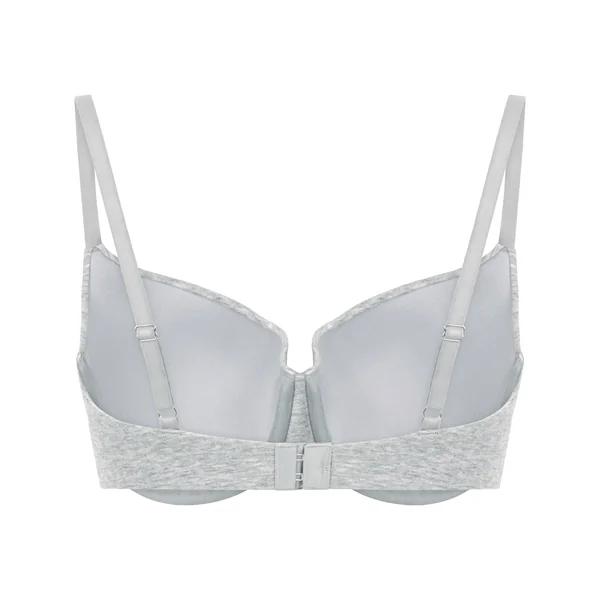 Soutien-gorge à armatures rembourré en coton - Gris