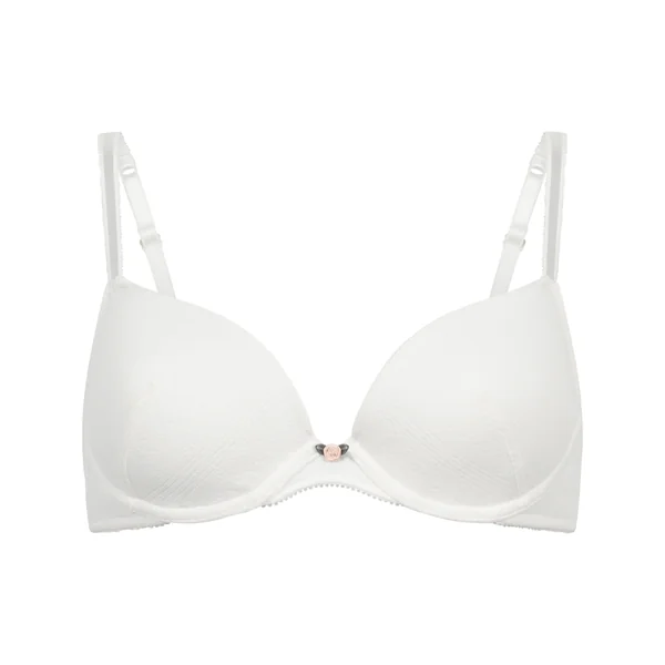 Soutien-gorge à armatures rembourré Pointelle - Blanc