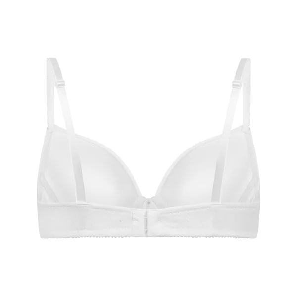 Soutien-gorge à armatures rembourré Pointelle - Blanc