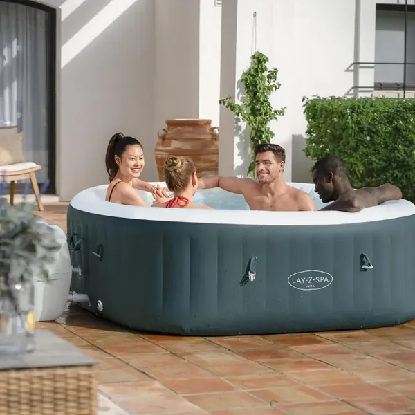 Spa gonflable carré Lay-Z-Spa Ibiza AirJet EnergySense 4-6 personnes