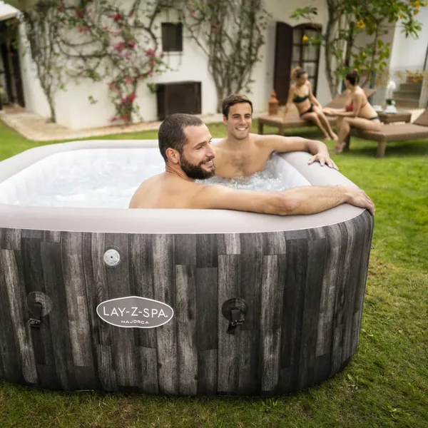 Spa gonflable carré Lay-Z-Spa Majorca HydroJet Pro 4-6 personnes