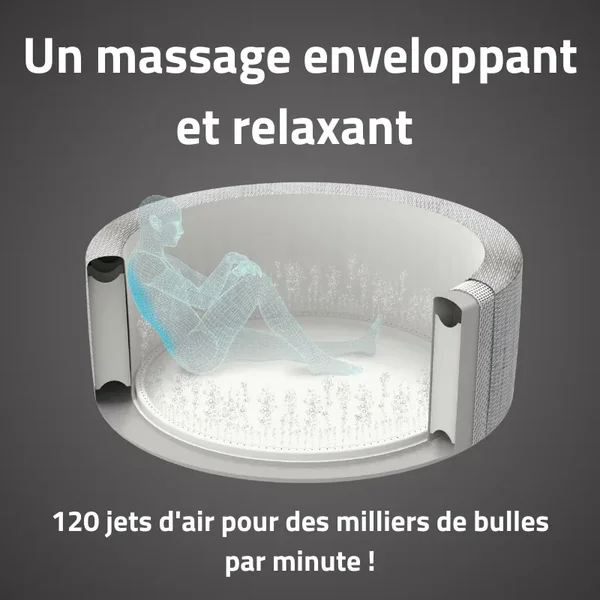 Spa gonflable rond Lay-Z-Spa Baja AirJet 2-4 personnes
