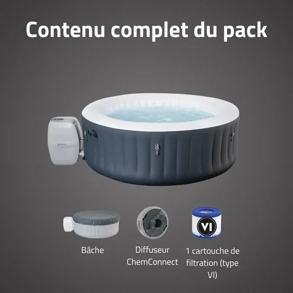 Spa gonflable rond Lay-Z-Spa Baja AirJet 2-4 personnes