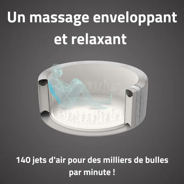 Spa gonflable rond Lay-Z-Spa Bali Smart AirJet EnergySense WiFi 4-6 personnes