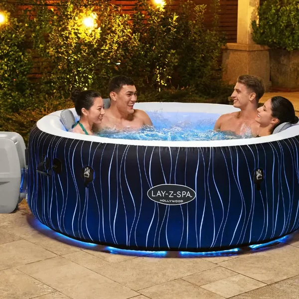 Spa gonflable rond Lay-Z-Spa Hollywood AirJet 4-6 personnes