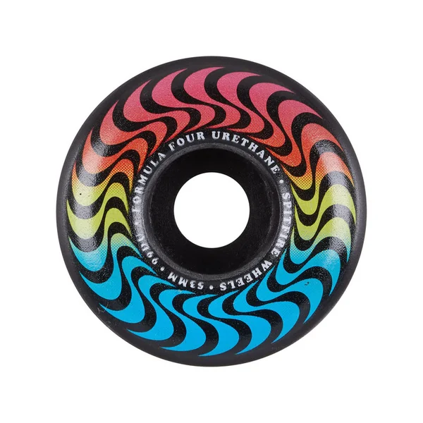 SPITFIRE WHEELS (JEU DE 4) 53MM F4 99D TRIPPY SWIRL RAD BLK