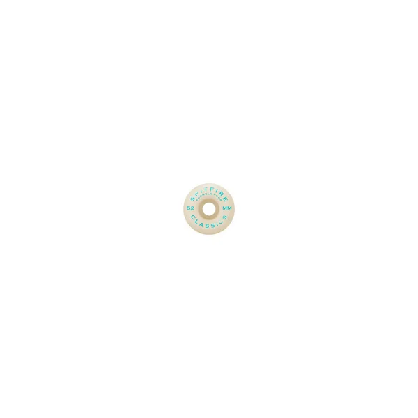 SPITFIRE WHEELS (JEU DE 4) 54MM F4 99D FLORAL SWIRL CLSC