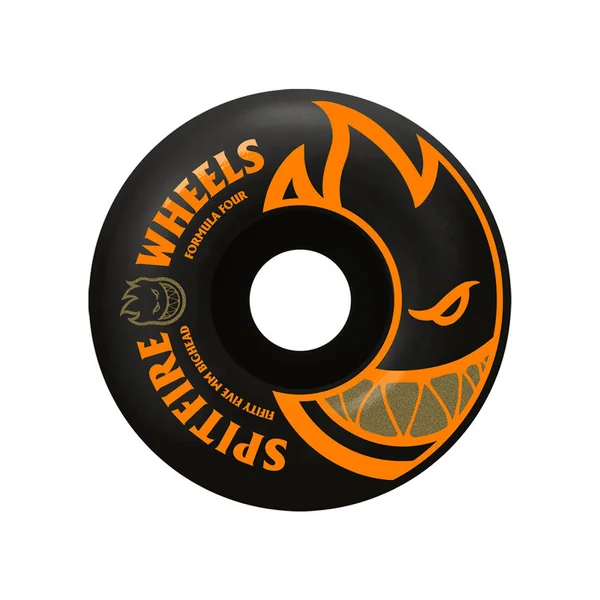 SPITFIRE WHEELS (JEU DE 4) 55MM F4 99D BLACK ORANGE BIGHEAD