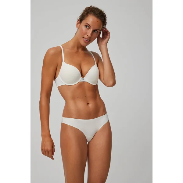 String invisible avec dentelle ivoire