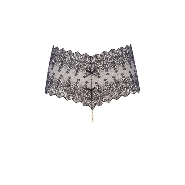 String perles Geneva noir