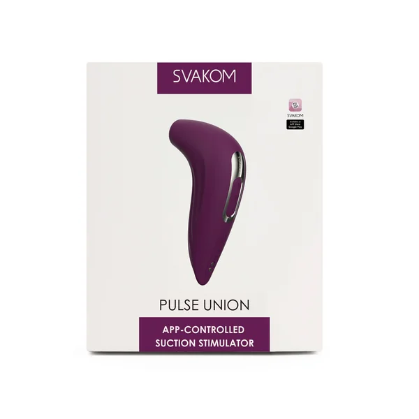 Svakom - Stimulateur par aspiration Pulse Union avec contrôle sur application - Violet
