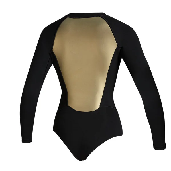 Sway Longarm Super Shorty 2/2mm Fzip Women 'Black Serie' - Black / Gold - XS
