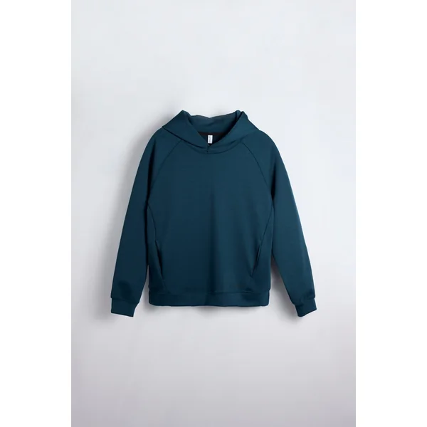 Sweat à capuche bleu avec poches