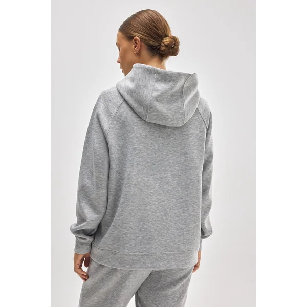 Sweat à capuche gris avec poches