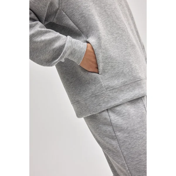 Sweat à capuche gris avec poches