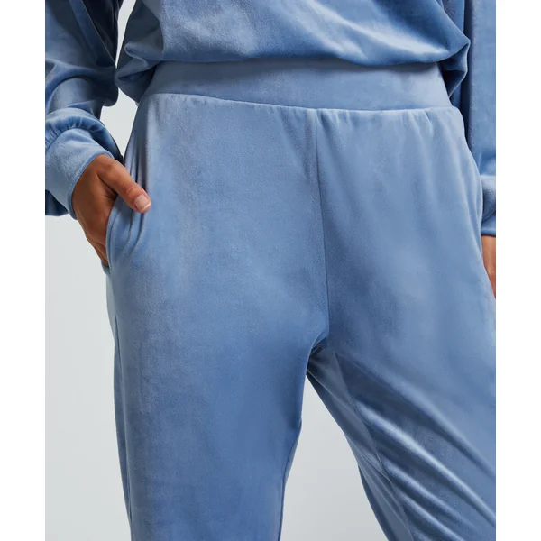 Tall Pantalon de jogging Velours - Bleu