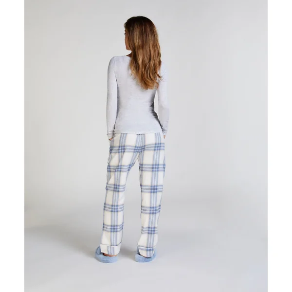 Tall Pantalon de Pyjama Flanelle - Bleu