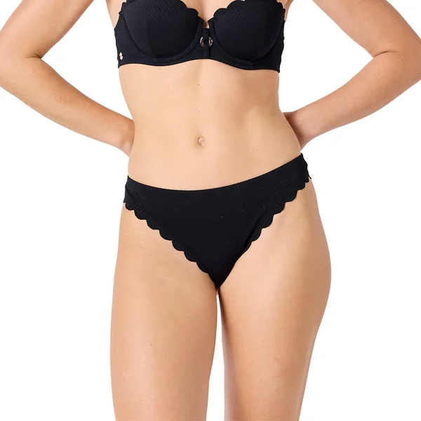 Tanga de bain noir Bohochic