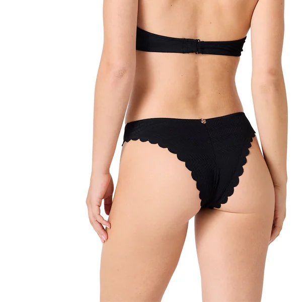 Tanga de bain noir Bohochic