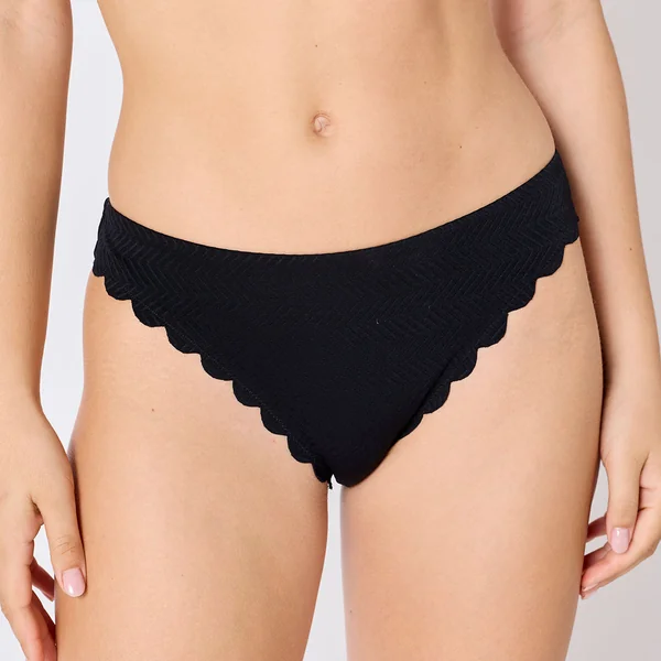 Tanga de bain noir Bohochic