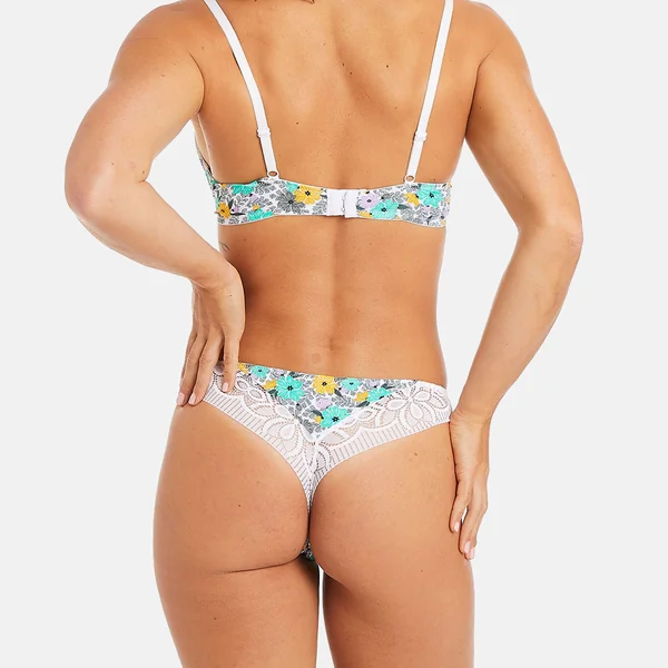 Tanga multico blanc Roulotte