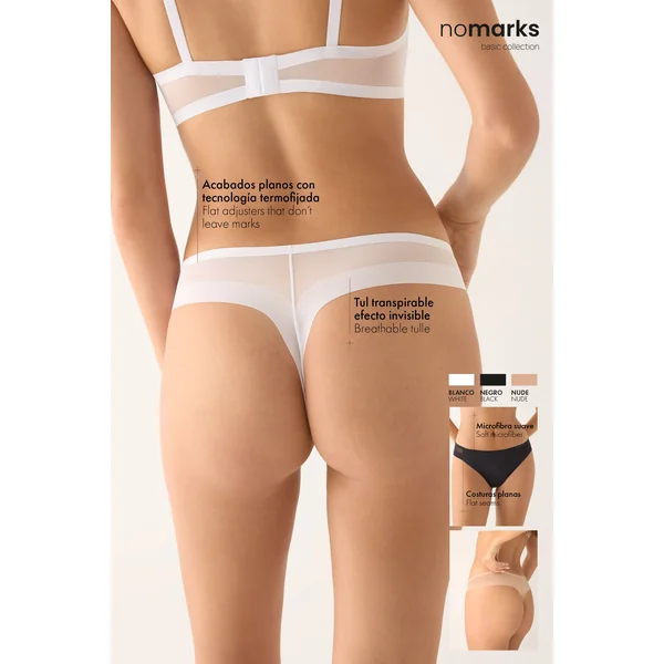 Tanga sans marques nue