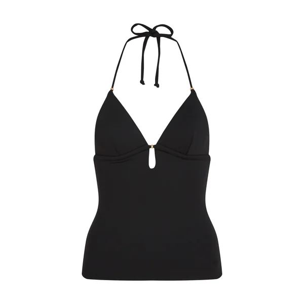 Tankini galbant Holbox - Noir
