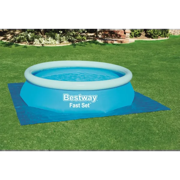 Tapis de sol pour piscine hors sol et spa gonflable de 335 cm