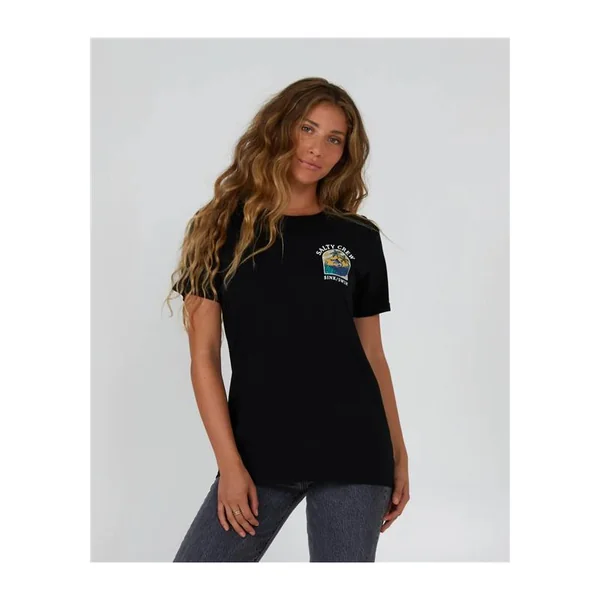 Tee shirt femme SALTY CREW Sail Away Boyfriend Tee Black
