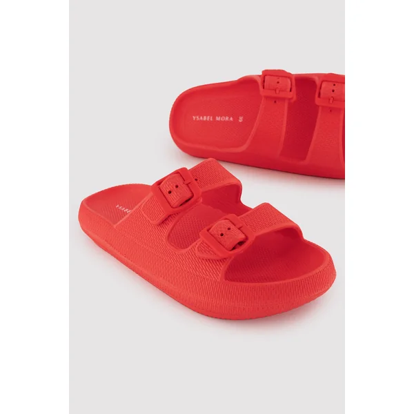 Tongs de plage corail extra confortables avec boucles antidérapantes