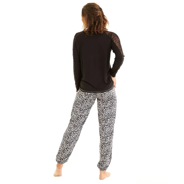 Top de pyjama noir Annapurna