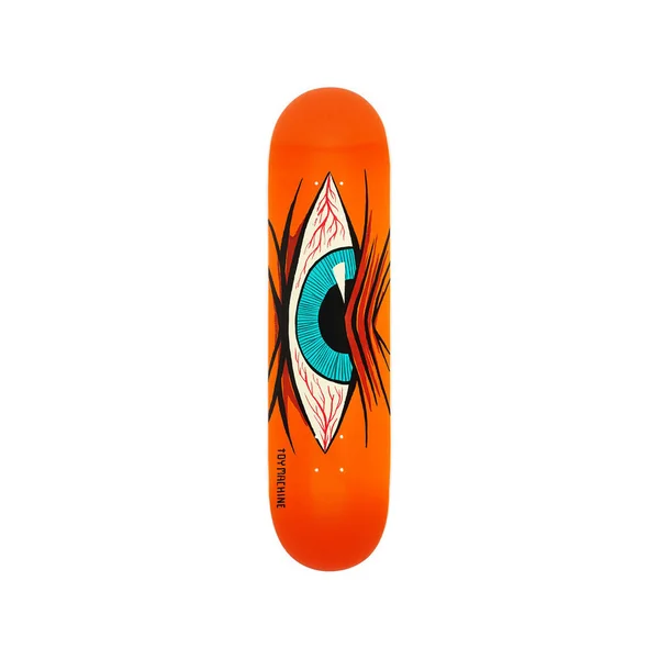 TOY MACHINE DECK MAD EYE ORANGE PP 8.0 X 31.63