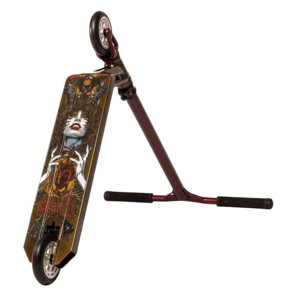 Trottinette freestyle custom TRIAD Park Bronze/Red 4.7"x19.5"