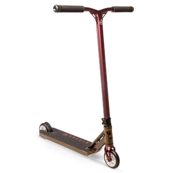 Trottinette freestyle custom TRIAD Park Bronze/Red 4.7"x19.5"