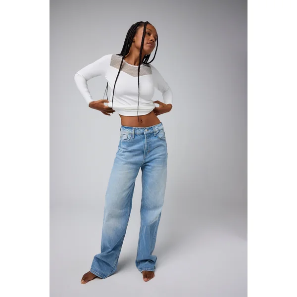 T-shirt thermique manches longues en plumeti ivoire