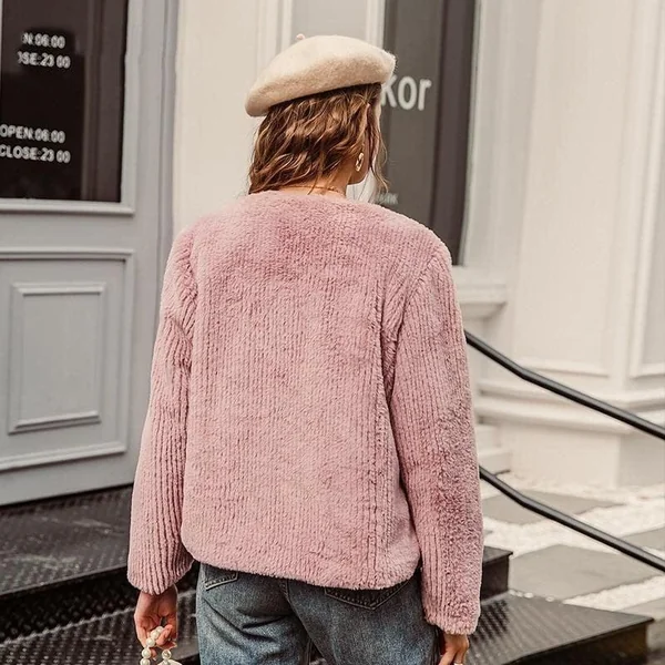 Veste Bohème Plaire Rose Poudré