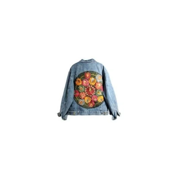 Veste en Jean Femme Bohème