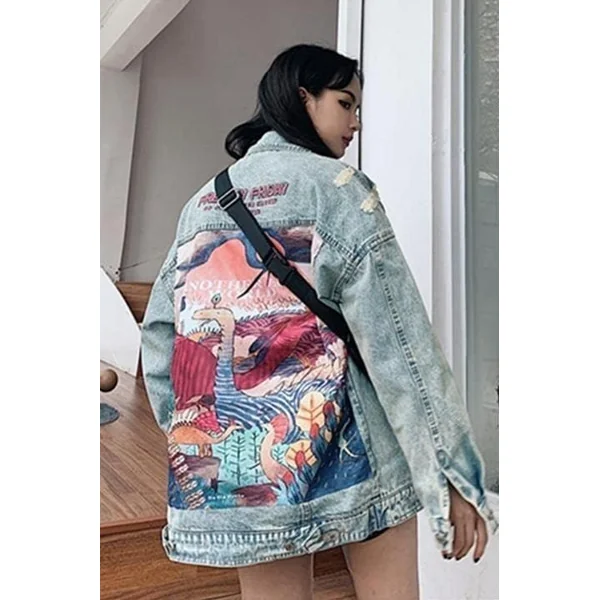 Veste Jean Hippie