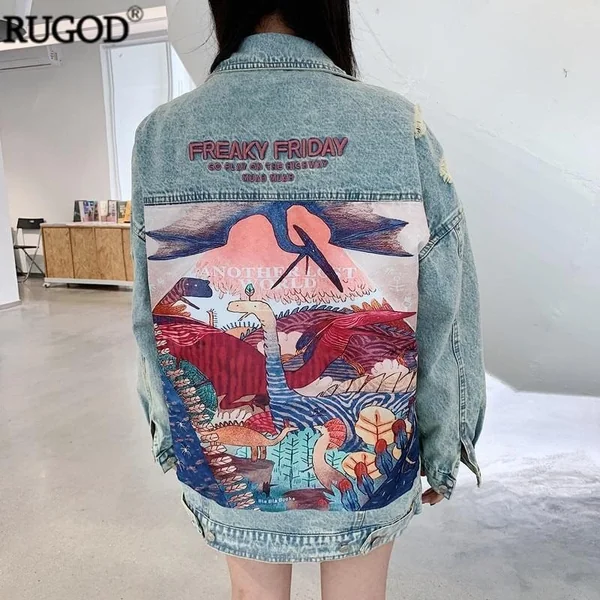Veste Jean Hippie