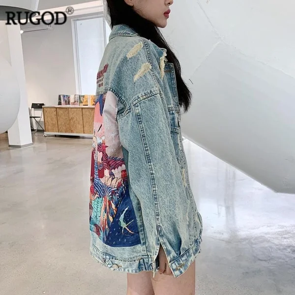 Veste Jean Hippie