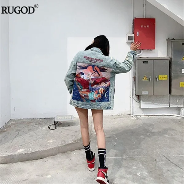 Veste Jean Hippie