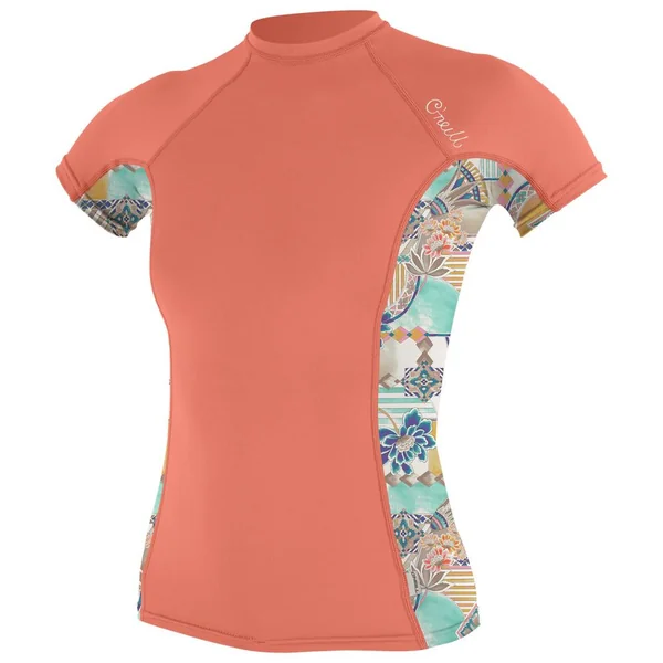 Womens Side Print S\/S Rash Guard