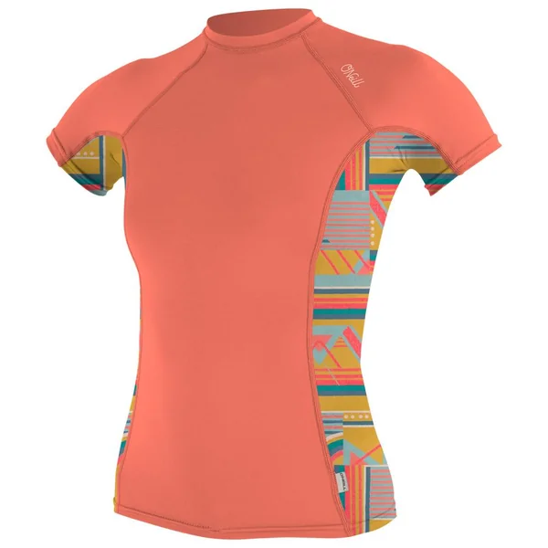 Womens Side Print S\/S Rash Guard